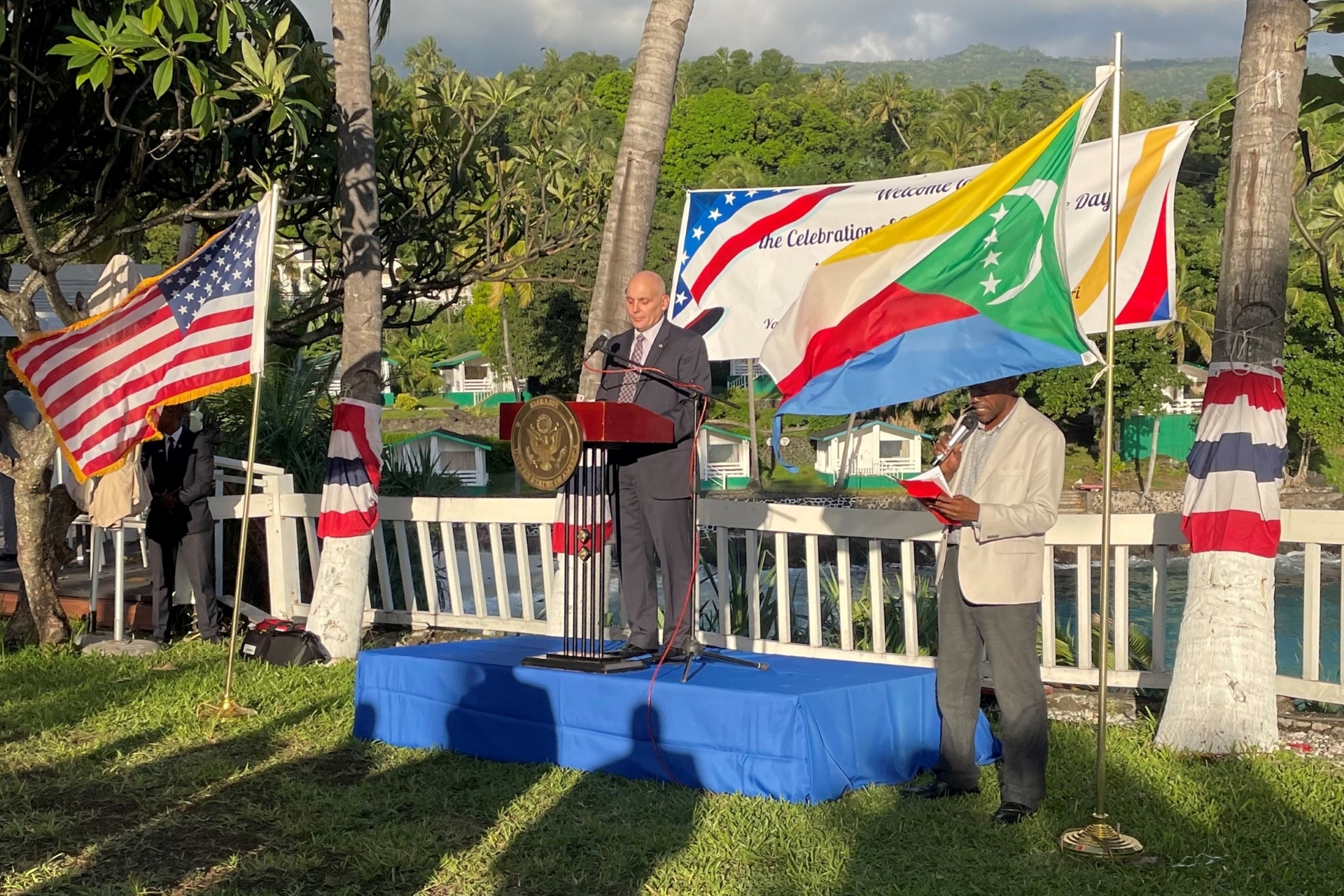 image Le premier conseiller de l’ambassade des Etats-Unis à Moroni